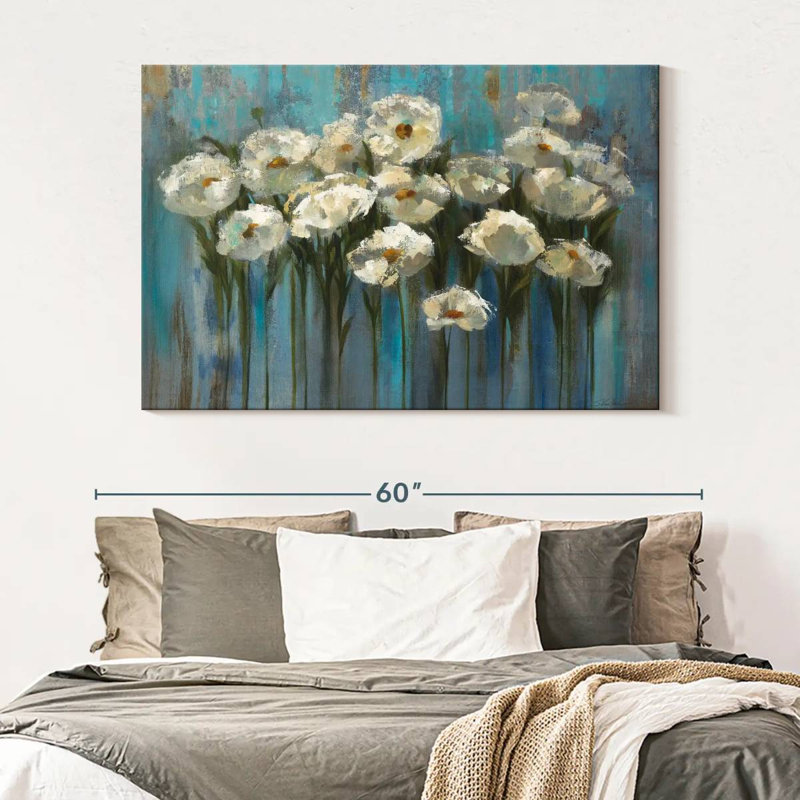 Harnek Anemones By The Lake II, 34" H x 51" W