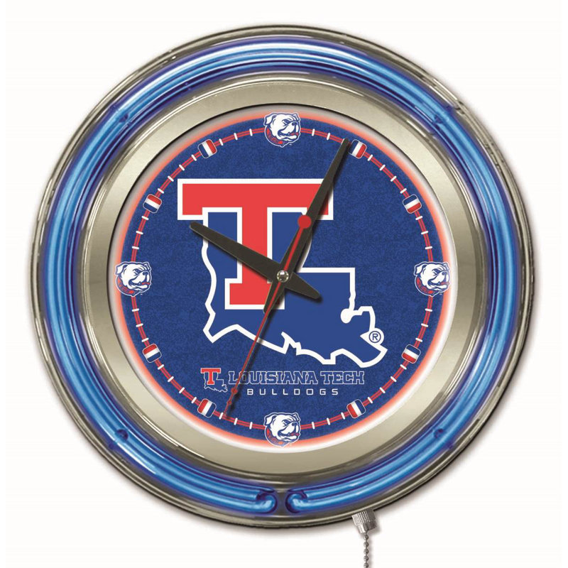 Horloge murale 15 po NCAA, Louisiana Tech