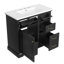 36" Bathroom Vanity with Ceramic Sink, 2 Tip-out Drawers, Soft Close Door Hinges-1820336132