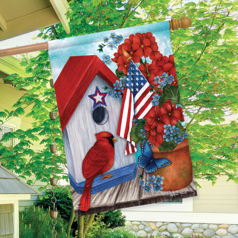 American Cardinal House Flag