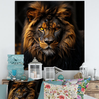 Midnight Lion - Lion Animal Wall Decor