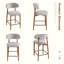 Chaise rembourrée en bois massif avec tabouret-1885920251-2143590156