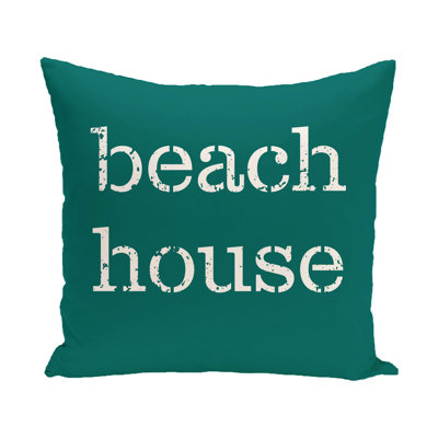 Beach House Square Pillow Cover & Insert