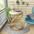 Lekia Faux Marble End Table-108092168