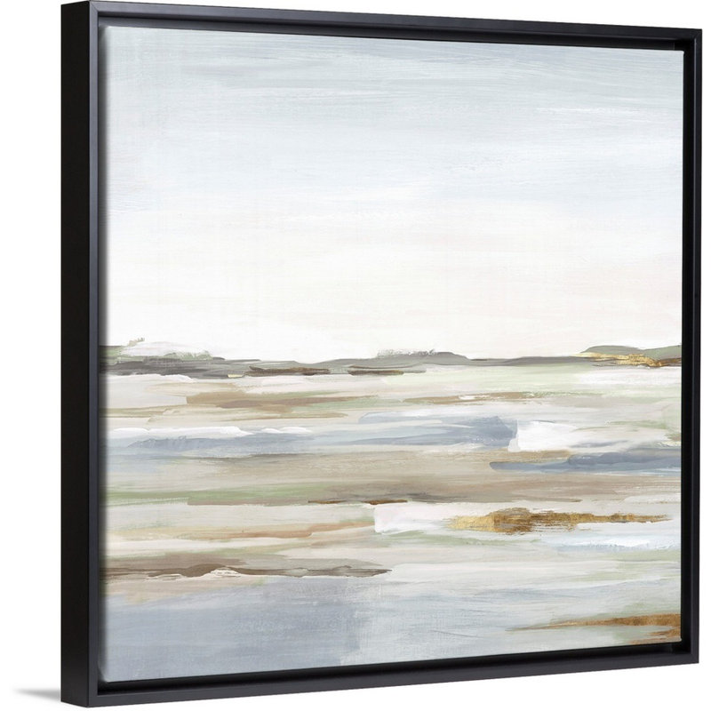 «Vastness II» par Eva Watts - reproduction d'art, Toile avec cadre photo, H 14 po x l 14 po, Noir