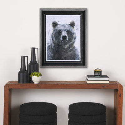 Animal Portrait Hand Embelished Framed Art Print Matted under Glass