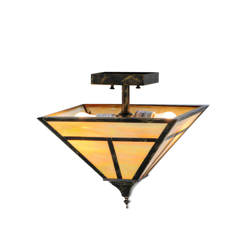 2 - Light Semi Flush Mount