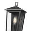 Applique murale d'extérieur 1 lumière Cardona - noir thermolaqué-248956039