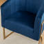 Chaises de salle à manger rembourrées en velours 19 po Sistrunk-772603335-772603338