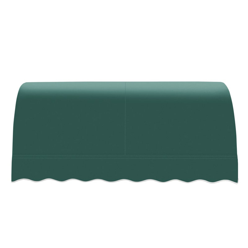 Awntech Savannah Acrylic Fabric Fixed Awning, 31" H x 76.5" W x 24" D, Forest
