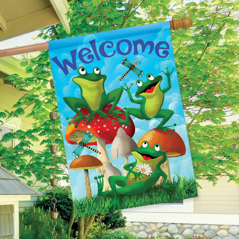 Drapeau «Happy Frogs House»