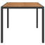 Metal Outdoor Dining Table , 150cm W 90cm D