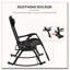 Ensemble de chaises longues berçantes pliables zéro gravité Outsunny-565776940
