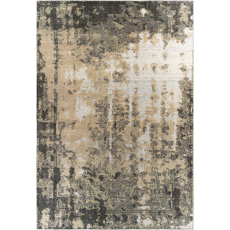 Andreana Wool Oriental Indoor Rug, Rectangle 6' x 9'