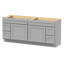 Base de meuble-lavabo double 72 po 72 po-101983222