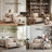 Modern Rounded Loveseat Sofa, Pebble Textured Fabric-124582049
