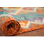 Tapis oriental coloré Kilim 5 x 6