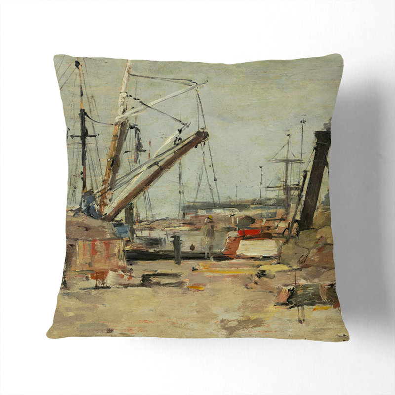 The Trawlers Scatter Cushion with Filling, 40cm H x 40cm W x 15cm D