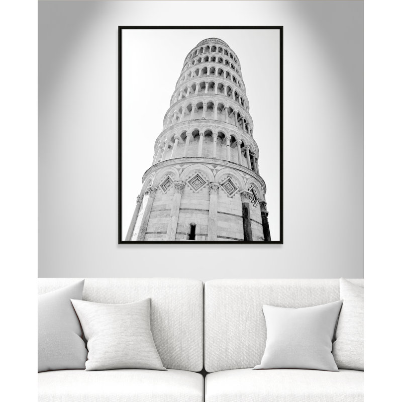 Iconic City Collection "Pisa" par Natalie Carpentieri, Cadre flottant espresso, Non, H 41,5 po x l 31,5 po x P 2 po
