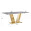 Table de salle à manger rectangulaire 70 po-655930388