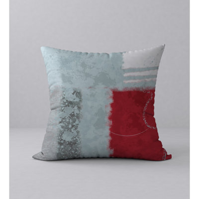 Abstract Reversible Throw Pillow