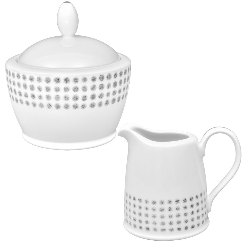 Noritake Hammock Sugar & Creamer Set, Gray