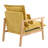 Chenille Accent Chair Armchair With Pillow-315435232-315435233