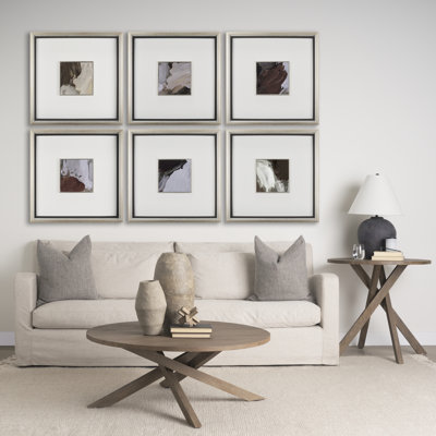 Harmonic III a Hand Embelished Textured Framed Art Print