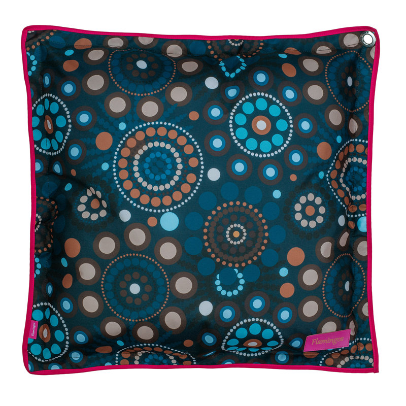 Indoor / Outdoor Floral Square Cushion