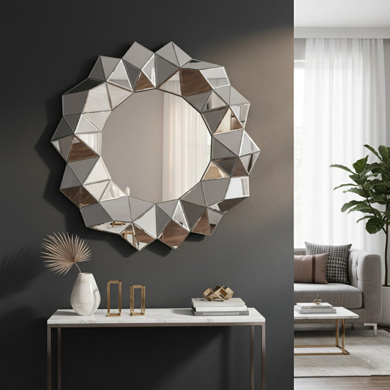 Miroir décoratif moderne à structure en forme de pu & Keever
