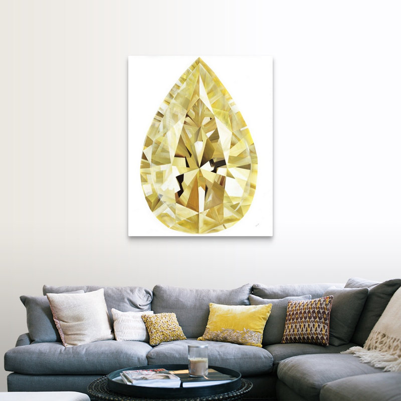 Royal Jewels V - reproduction sur toile, Toile tendue, H 45 po x l 36 po x P 1,25 po
