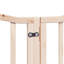  Barrière pour chien avec porte pliable 6 panneaux en bois de peuplier noir 118,1 po-1925728252-1925728255