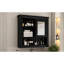 Armoire murale de salle de bain 32 "avec miroir, corbeille à pharmacie montée sur 4 tablettes, peu encombrante, étagère à fournitures réglable, fourre-tout-2060998030