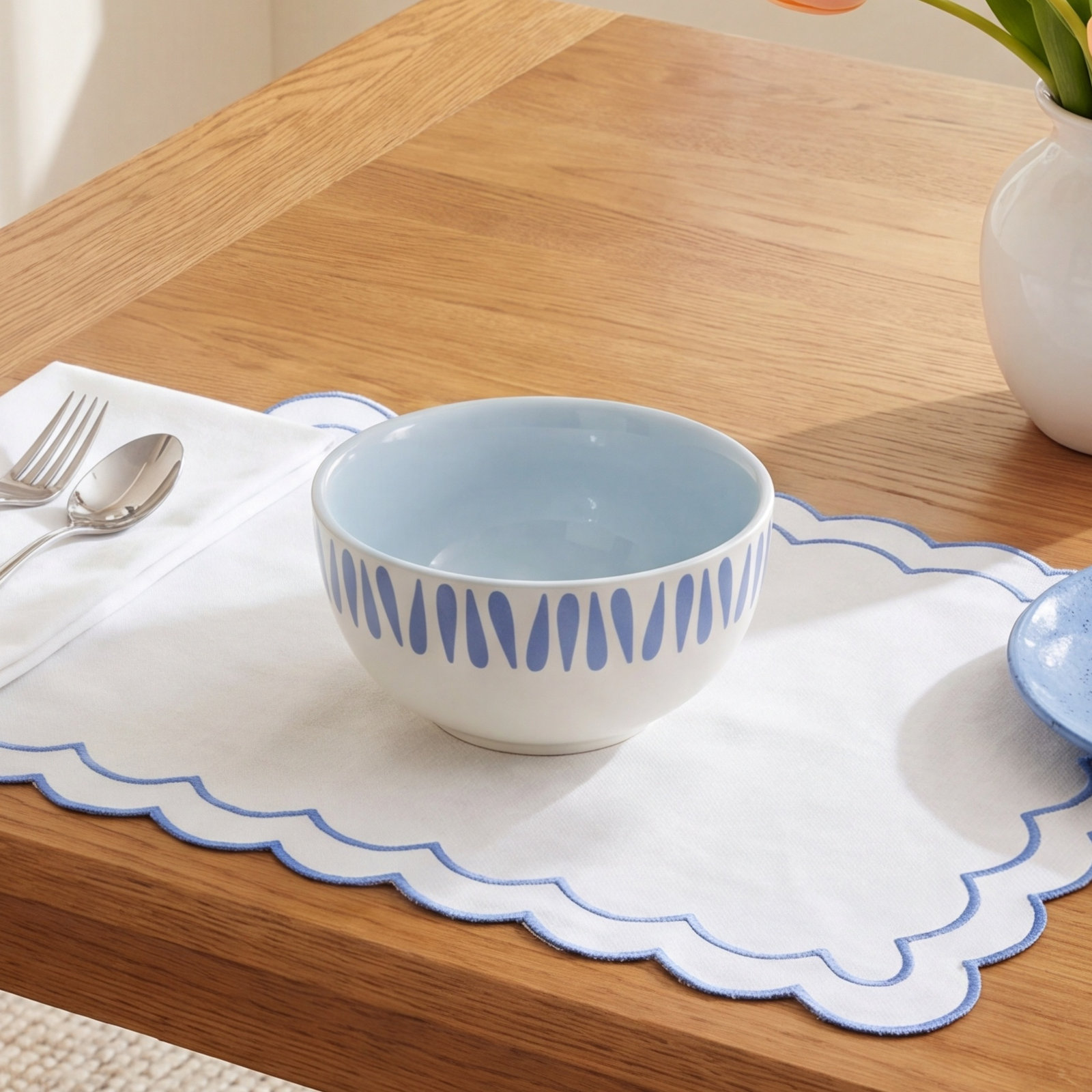 Iris Stoneware Cereal Bowl