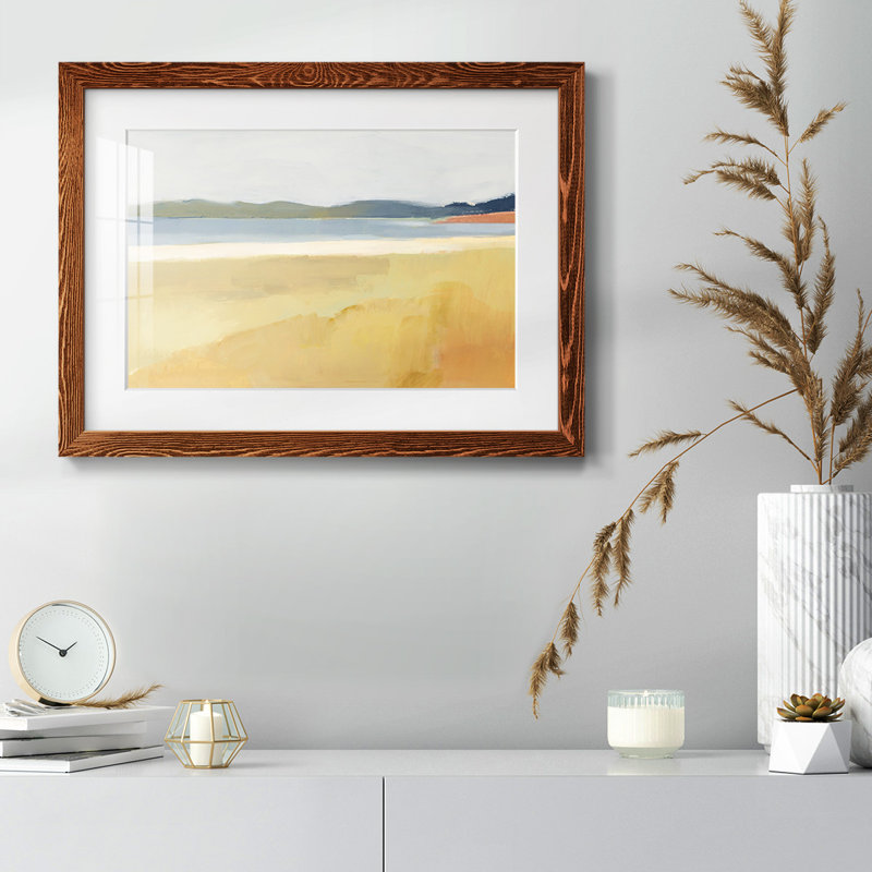 Ocre bord de mer II, Érable, H 14 po x l 20 po x P 1,5 po
