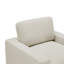 Fauteuil pivotant rembourré 35,4 po Asher-114572815