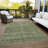 Machine Washable Indoor/Outdoor Chantille ACN1165 Olive-109514420