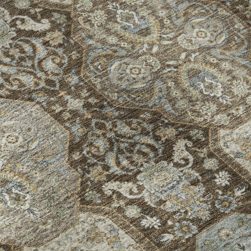 Tapis mondial lavable à la machine Mayfield AMF2484, Chocolat, 9 pi x 12 pi