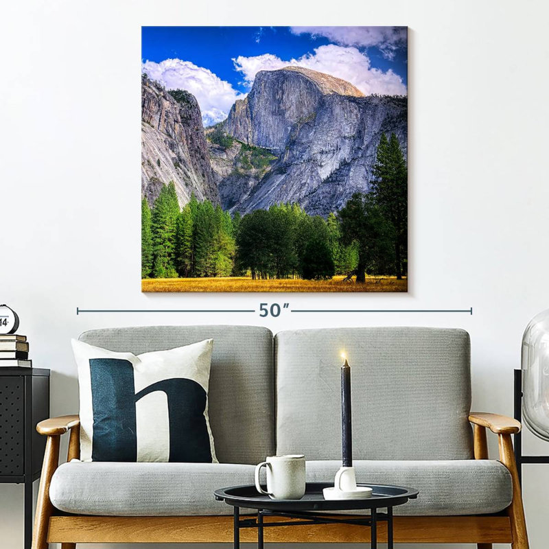 Alvord Half Dome Mountainscape, 33" H x 33" W