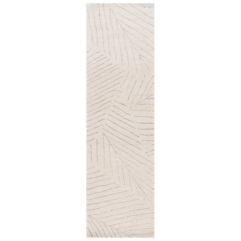 Mykonos 408 Hand Tufted Wool Pile Floral Rug, Runner 2'3" x 8'