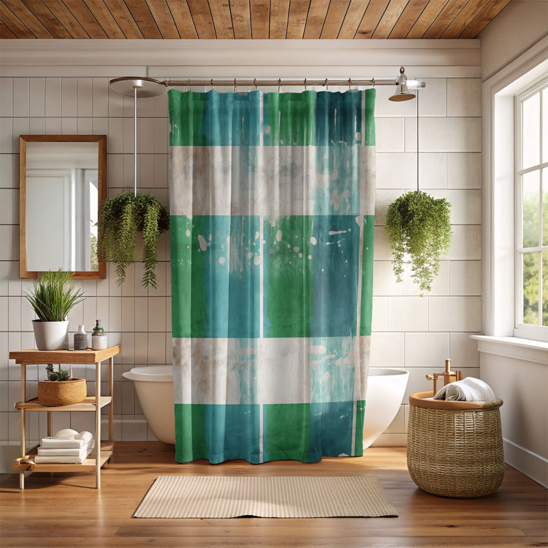 Rideaux de douche Irish Hues - Premium, L 71 po x L 74 po