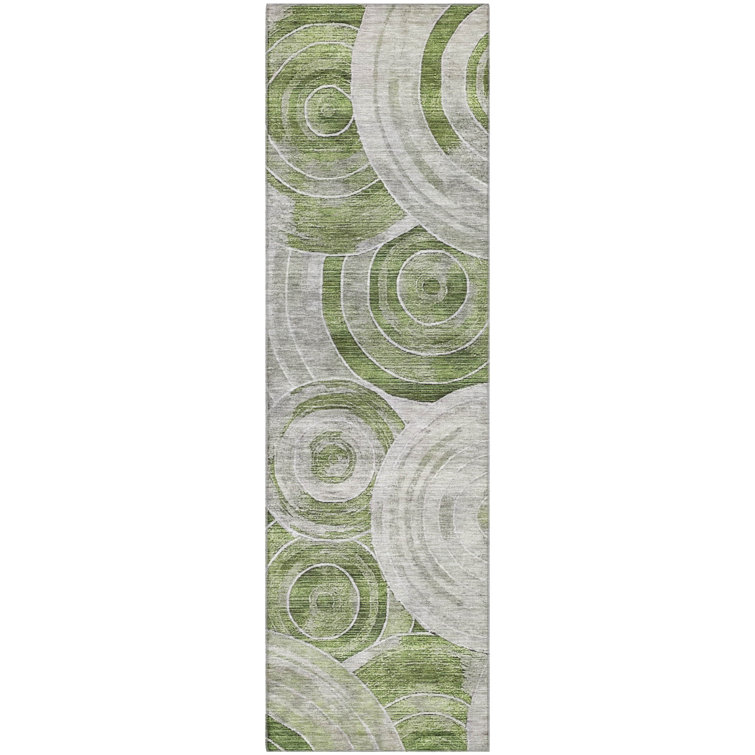 Premium Machine Washable Lubbers AMF1750 Geometric Rug