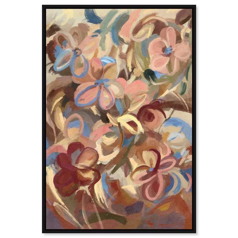 Moving Eden Print by Oliver Gal, 25"H x 17"W, Black Floater Frame