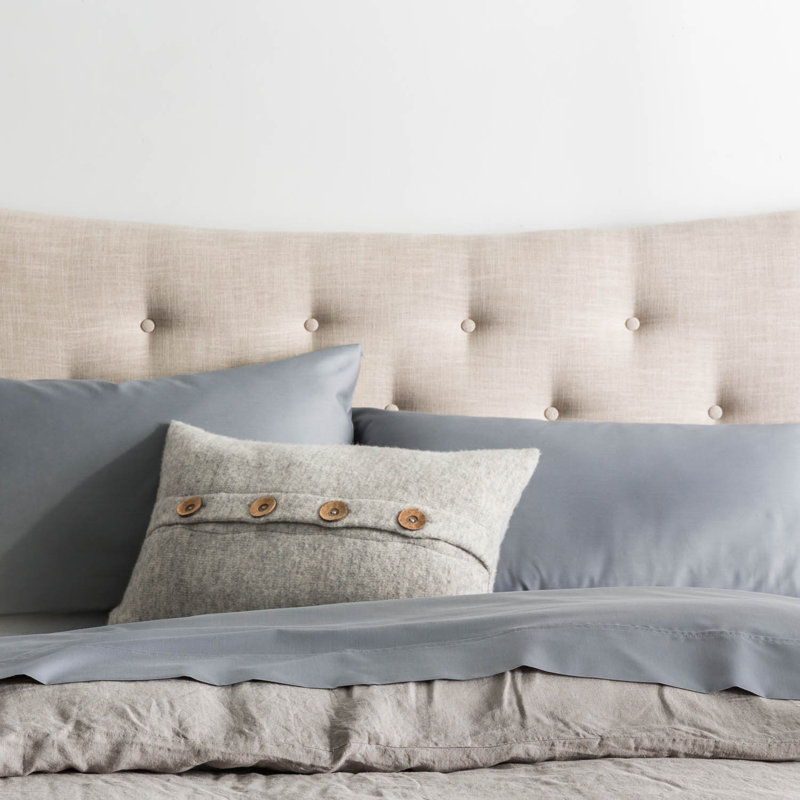 Marigot Brookside 600 Thread Count Sheet Set, California King Sheet Set + 2 Pillowcases, Slate