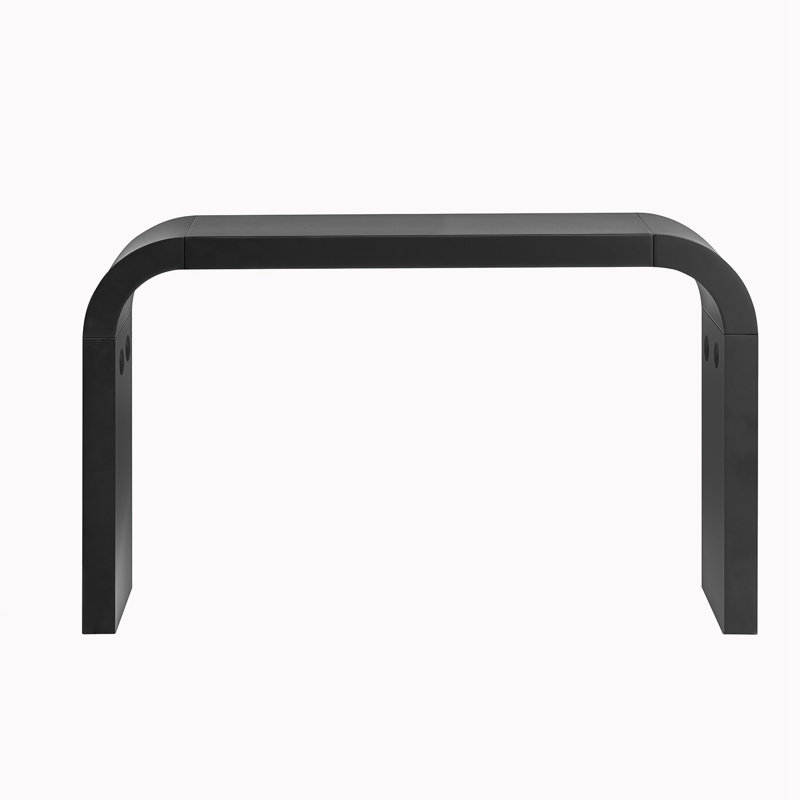 Modern Minimalist Console Table, Black