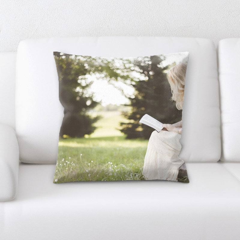 Microsuede Throw Pillow