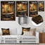 «Brown Rustic Bathroom Retrait» - Art mural en métal pour salle de bain-548054507