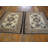 Antique Chinese - Mongolian Small Scatter Size Wool Ivory Rug