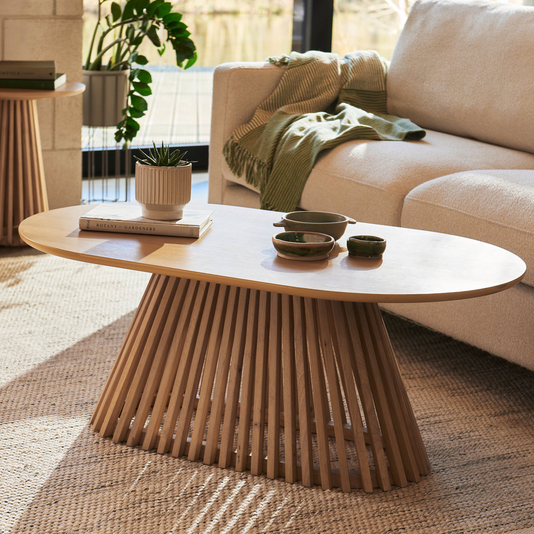 Hopley Black Oval Coffee Table
