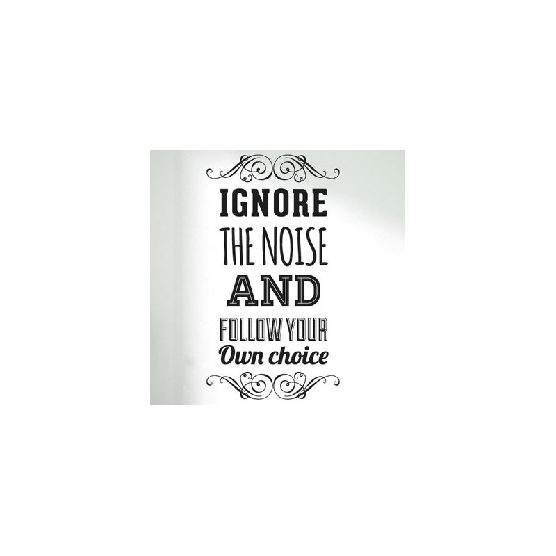 Non-Wall Damaging Wall Decal, Large, Black